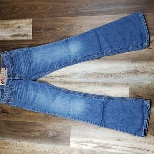 Like New HCO Medium Wash Hollister Flare Jeans Size 5L